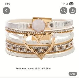 Bohemian Multi Layer Faux Leather Bracelet